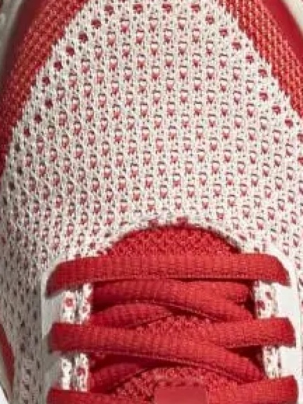LEGO Adidas Women's Lightweight Red Mesh Athletic Sneakers - Picture 2 of 10